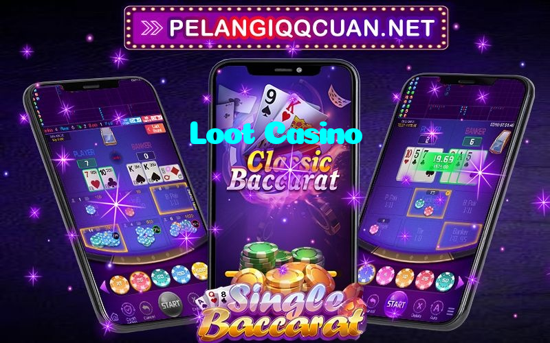 Loot Casino casino presented on mobile device in Pakistan with slots and live games